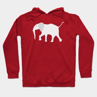 Elephant maroon Hoodie